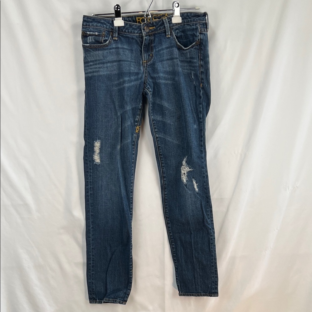 Fox - Ladies Jeans - Distressed - Skinny - Size 9 - Blue